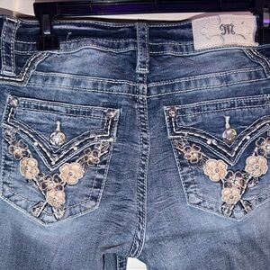 Miss Me Women's Light Blue Washed Boot Cut Jeans